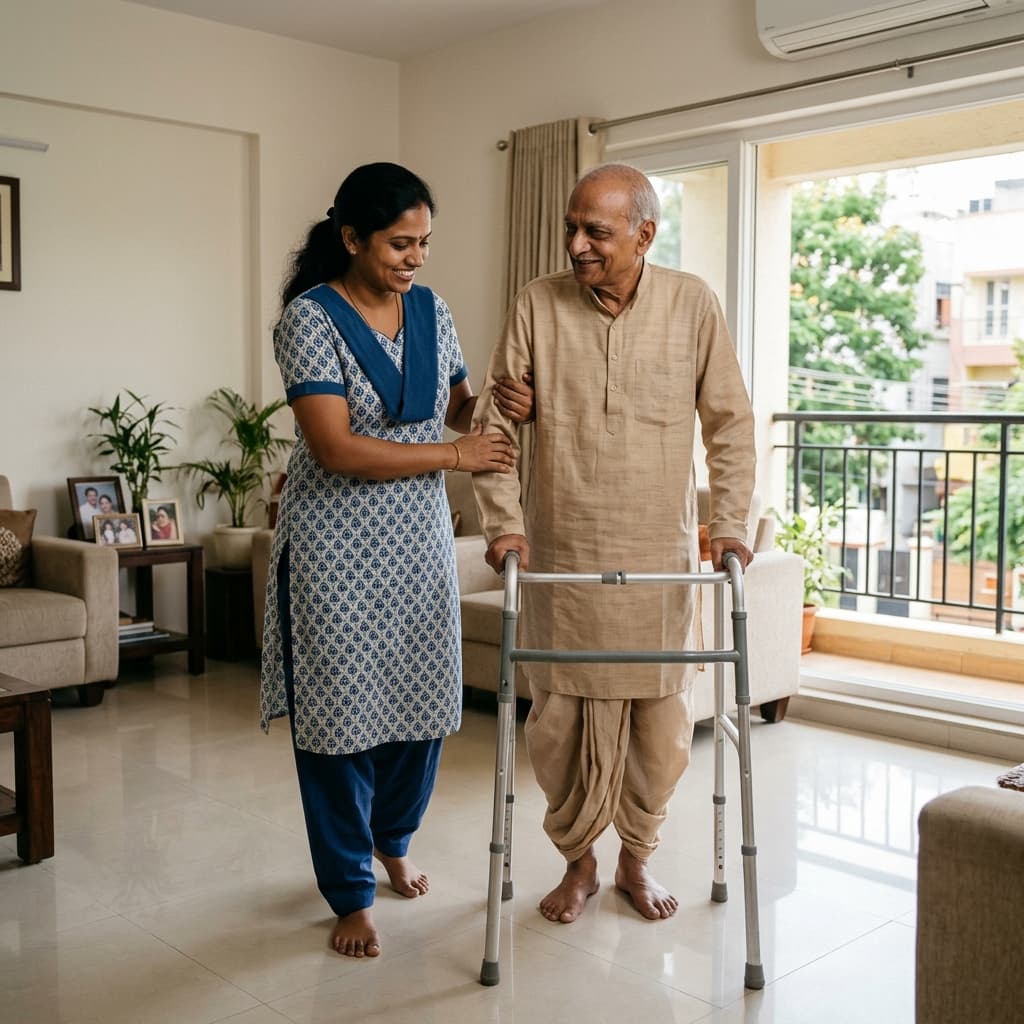 Professional elderly care at home in Bangalore
